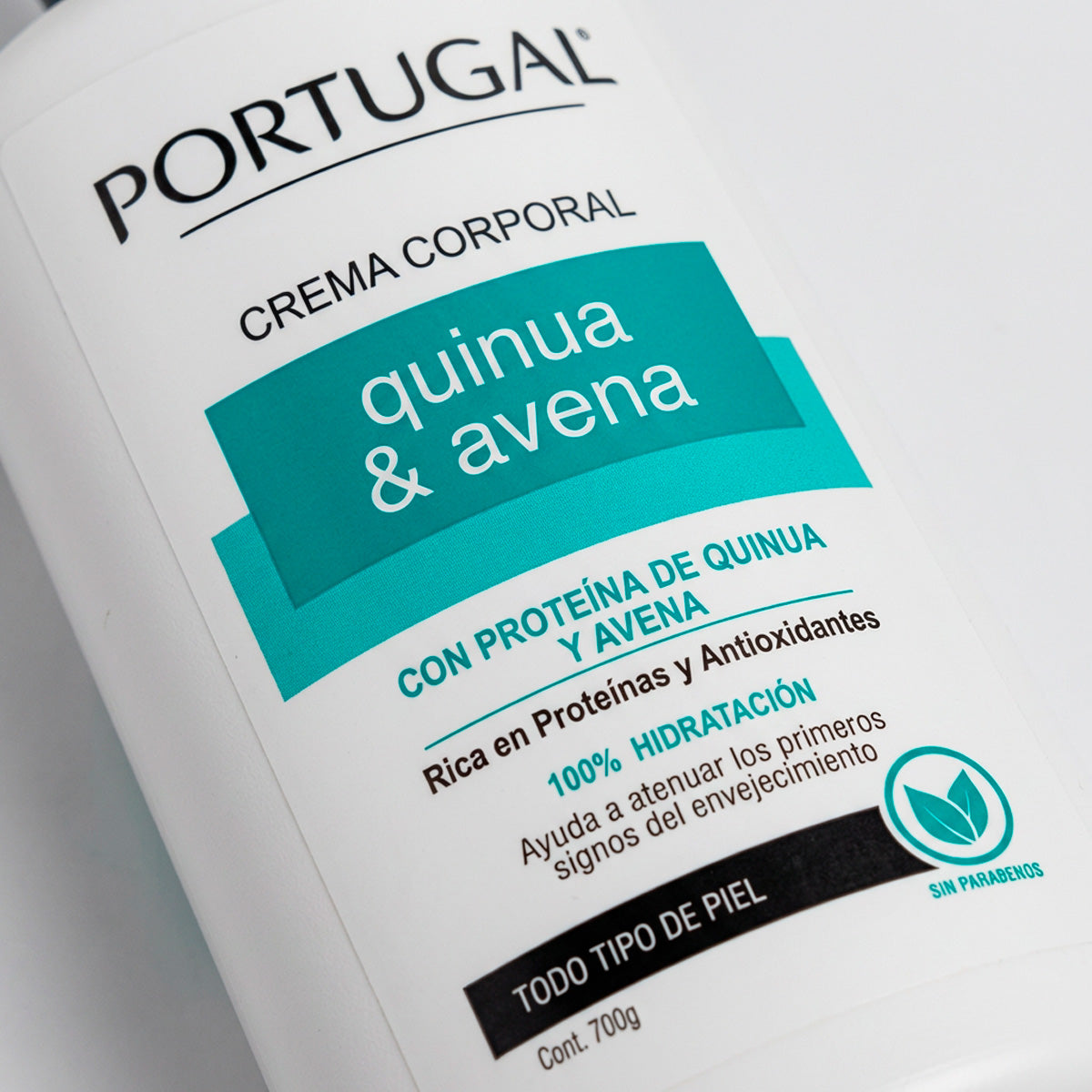 Crema Corporal de Quinua y Avena 700g – Hidratación y Nutrición para Piel Seca y Sensible