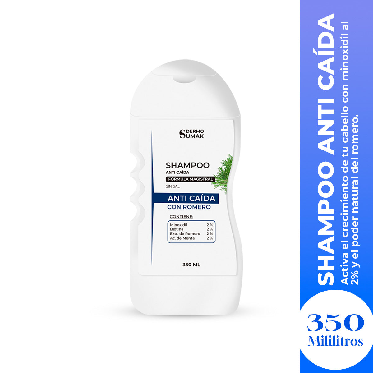 SHAMPOO ANTICAIDAA 350ML - DERMO SUMAK
