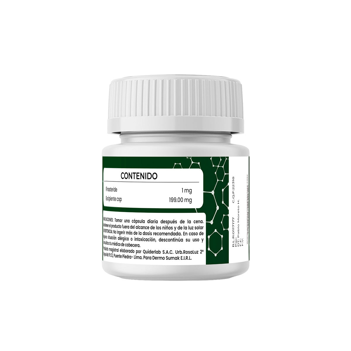 FINASTERIDE 1MG X 60 CAPSULAS - Dermo-Sumak