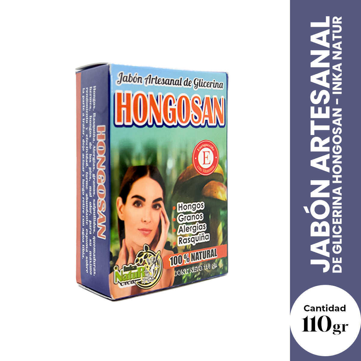 Jabón Artesanal de Glicerina Hongosan 110gr