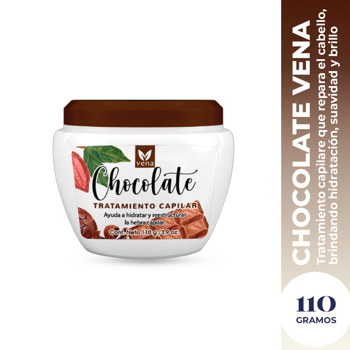 CREMA TRATAMIENTO CAPILAR CHOCOLATE X 110 G