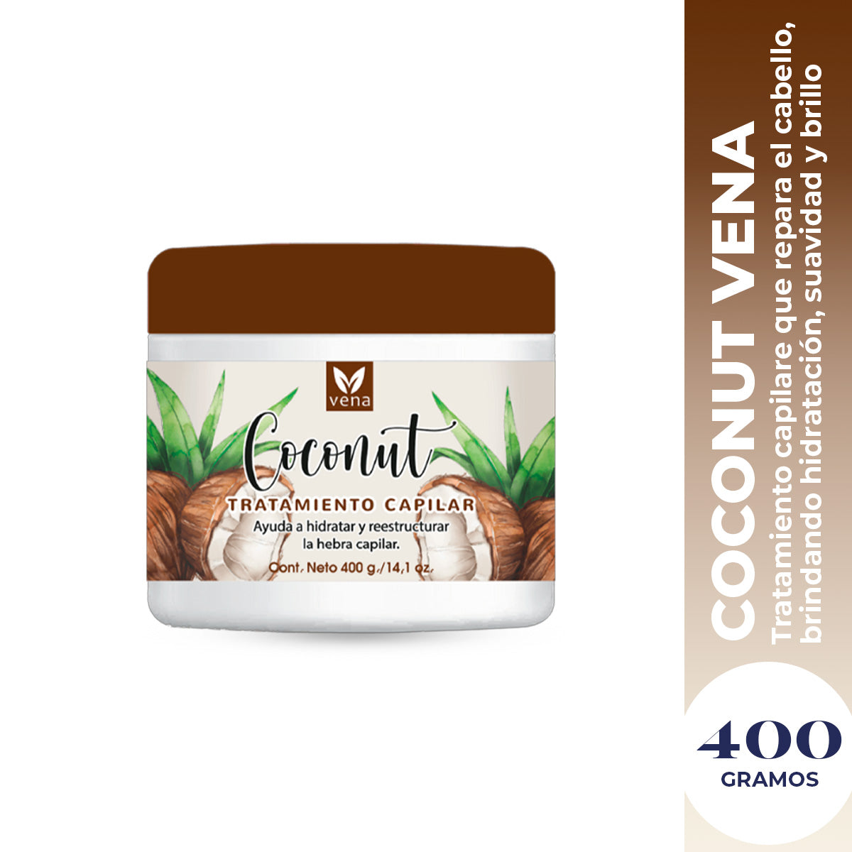 CREMA TRATAMIENTO CAPILAR COCO X 400 G