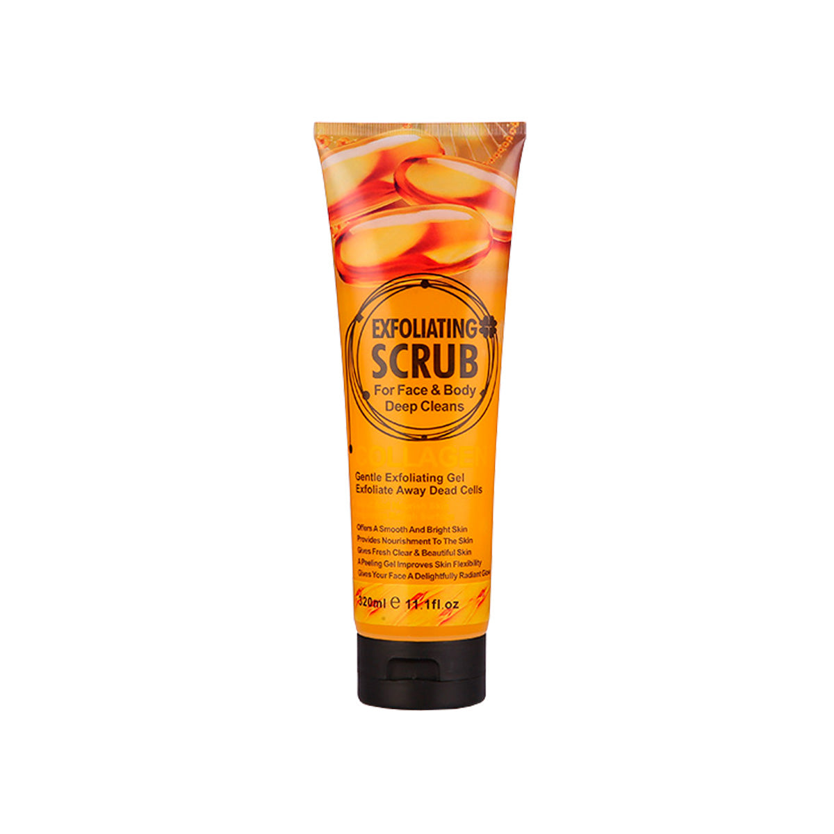 Wokali Gel Exfoliante Colágeno – Firmeza y Suavidad 320ml