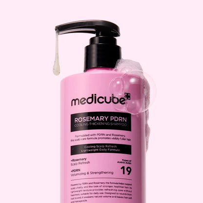 PREVENTA - MEDICUBE Rosemary PDRN Cooling Thickening Shampoo 400ml