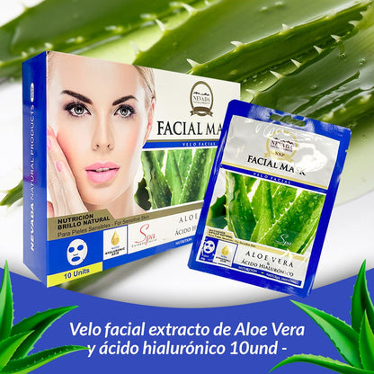 NNP F. MASCARA VELO FACIAL ALOE VERA 30 GR