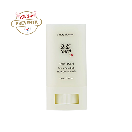 PREVENTA - Beauty of Joseon Matte Sun Stick: Mugwort + Camellia SPF50+ PA++++ 18g