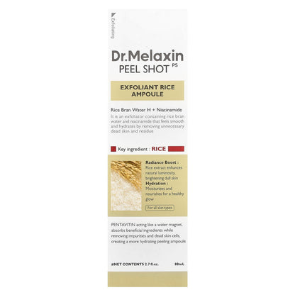 Dr.Melaxin - Peel Shot Exfoliating White Rice Ampoule