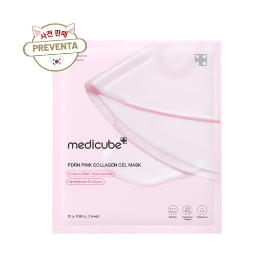 PREVENTA - Medicube PDRN Pink Collagen Gel Mask – Mascarilla Hidratante y Glow Facial