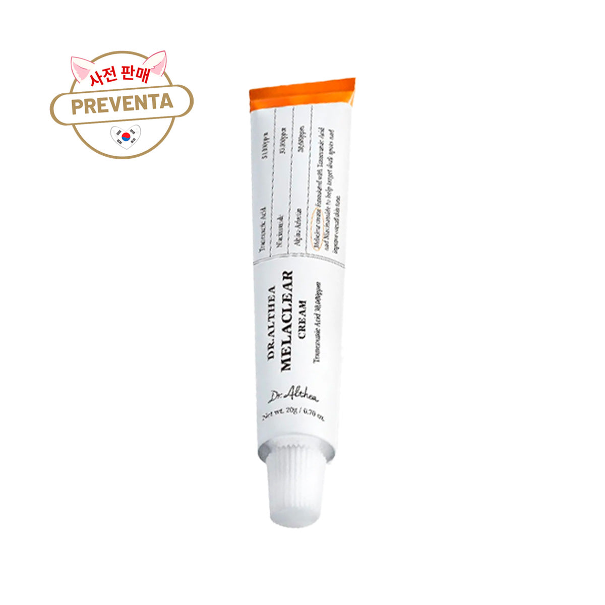 PREVENTA! Dr. Althea Melaclear Cream 20g – Crema Antimanchas y Melasma