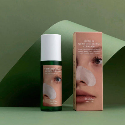 Premium Quick Step Serum Cleanser 100ml – Limpiador Facial para Piel Grasa y Control de Sebo