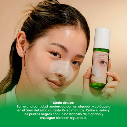 Premium Quick Step Serum Cleanser 100ml – Limpiador Facial para Piel Grasa y Control de Sebo