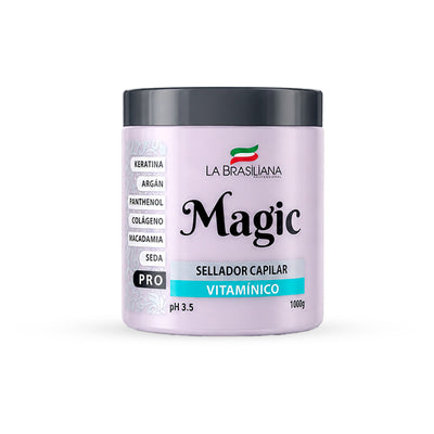 La Brasiliana Magic Sellador Capilar Vitamínico Pro 1000g