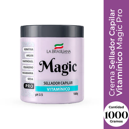 La Brasiliana Magic Sellador Capilar Vitamínico Pro 1000g
