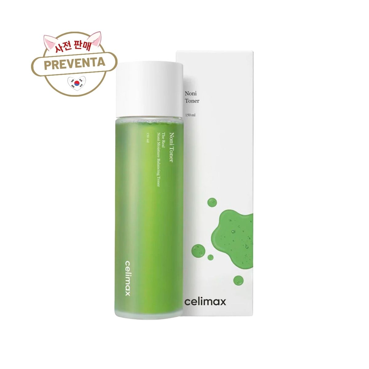 PREVENTA Celimax Noni Moisture Balancing Toner 150ml – Tónico Hidratante Coreano