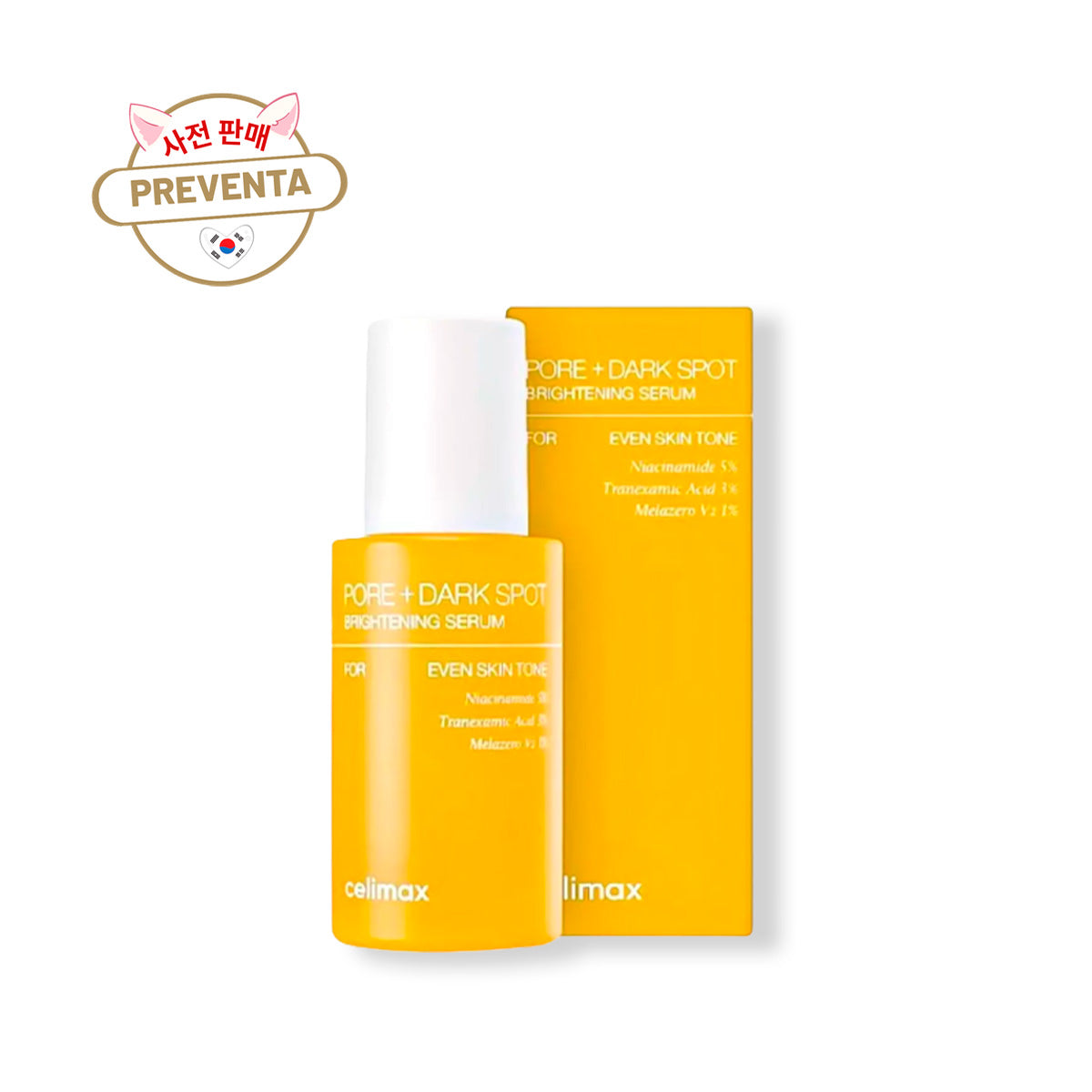 PREVENTA - Celimax Pore + Dark Spot Brightening Serum 30ml