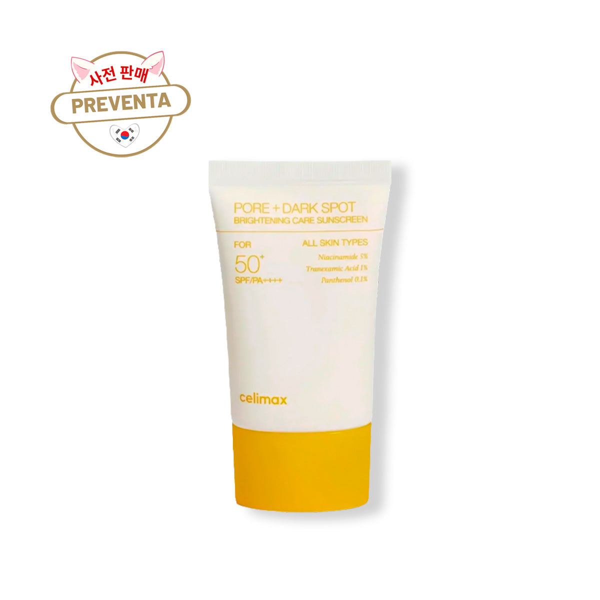 PREVENTA - Celimax Pore+Dark Spot Brightening Care Sunscreen SPF50+ PA++++ 50ml