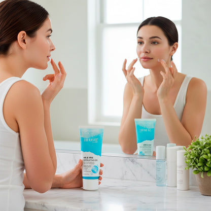 EXFOLIANTE EN GEL ÁCIDO HIALURÓNICO Y VITAMINA B5 220G DR RASHEL