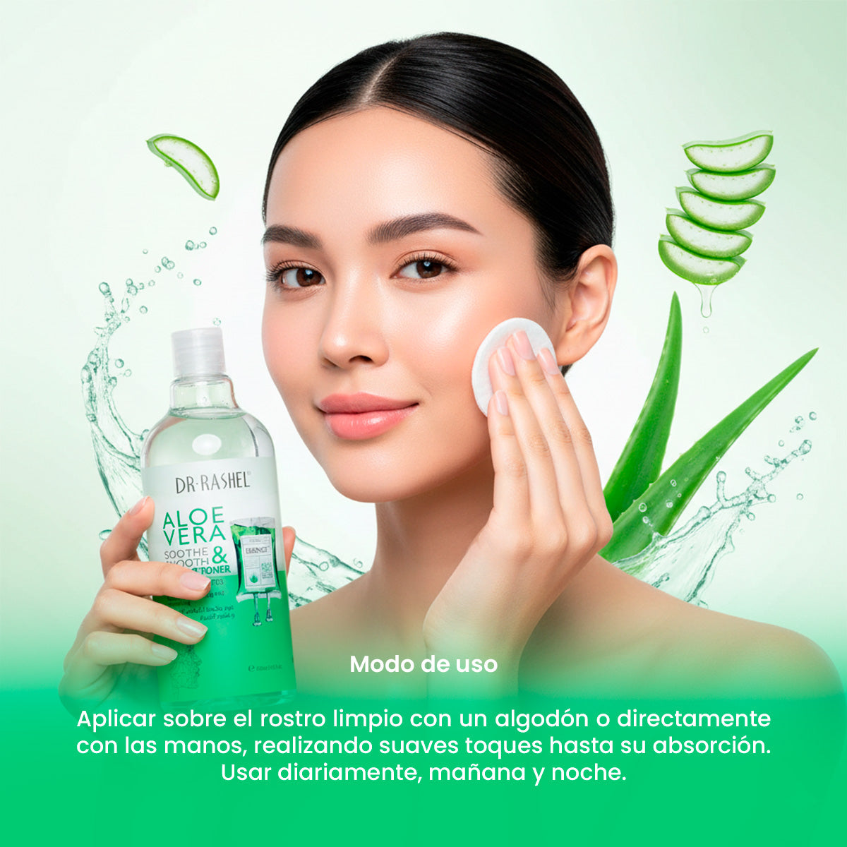 TÓNICO FACIAL ALOE VERA 500ML DR RASHEL
