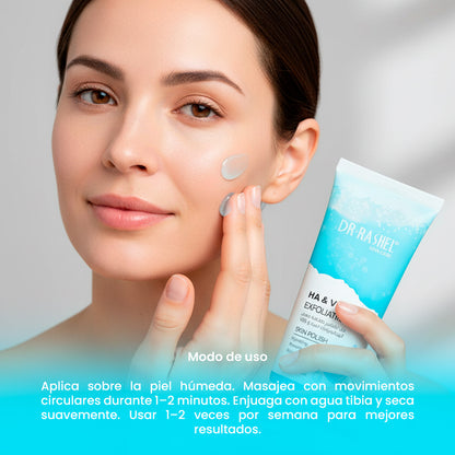 EXFOLIANTE EN GEL ÁCIDO HIALURÓNICO Y VITAMINA B5 220G DR RASHEL