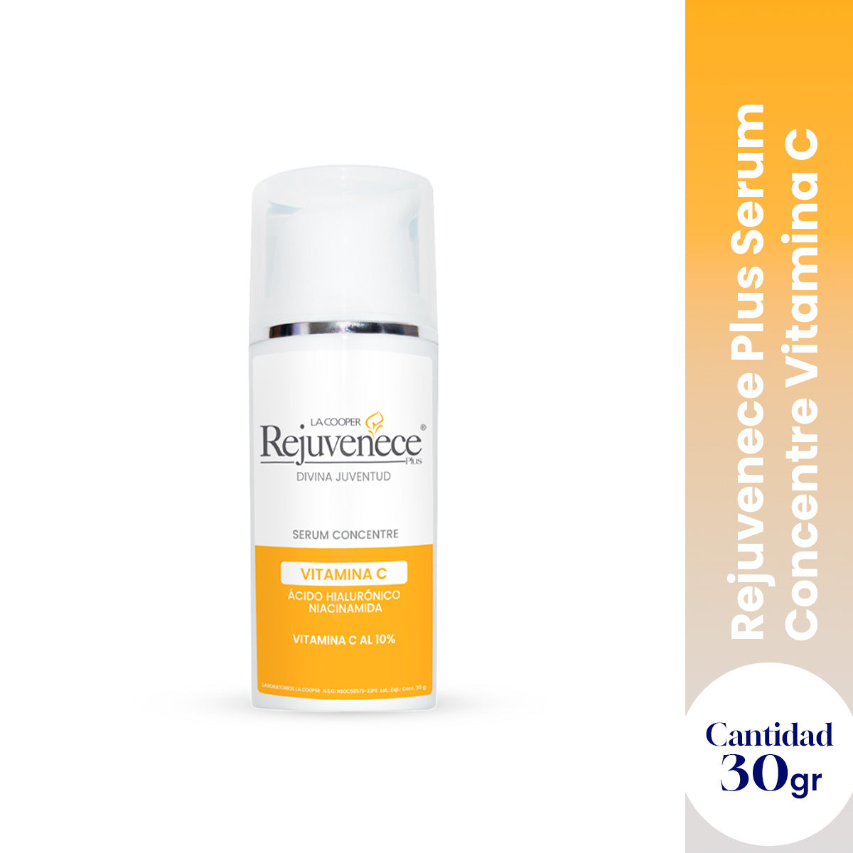 SERUM CONCENTRE VITAMINA C AL 10% - Rejuvenece plus 30g