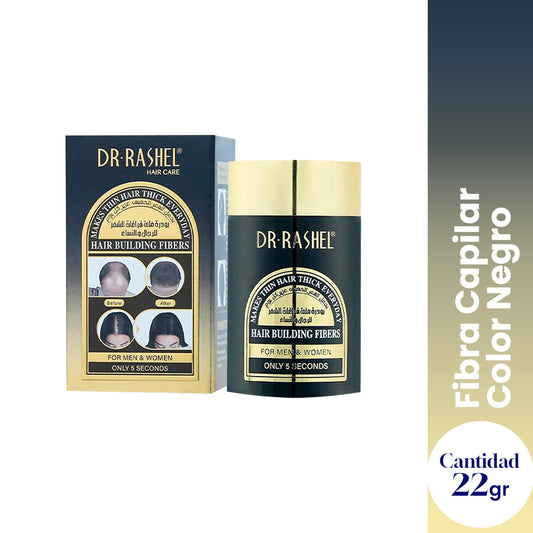 DR RASHEL HAIR BUILDING FIBERS BLACK NATURAL 22G