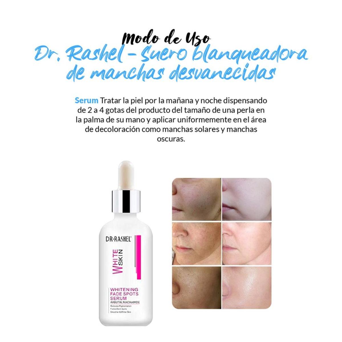 Dr. Rashel Suero Blanqueador de Manchas – Tono Uniforme – 50ml