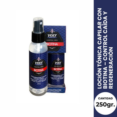 Voss Barber Shop Loción Tónica Capilar con Biotina – Control Caída y Regeneración 60ml