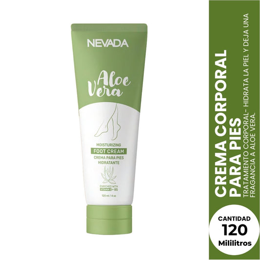 NNP CREMA PIES C/CAJA DE ALOE VERA 120ML
