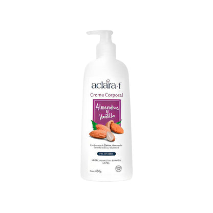Crema Corporal Aclara-T Almendras y Vainilla 450gr