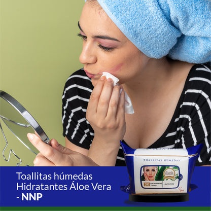 NNP F. WIPES FACIAL ALOE VERA 30 PZA