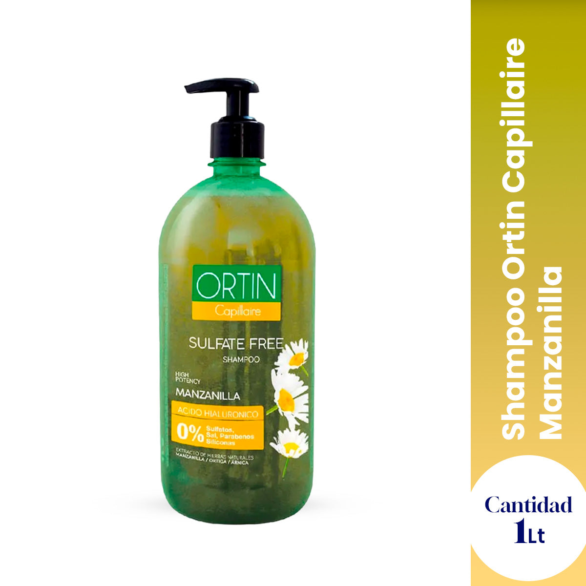 Shampoo Ortin alta potencia en Manzanilla - La cooper 1lt