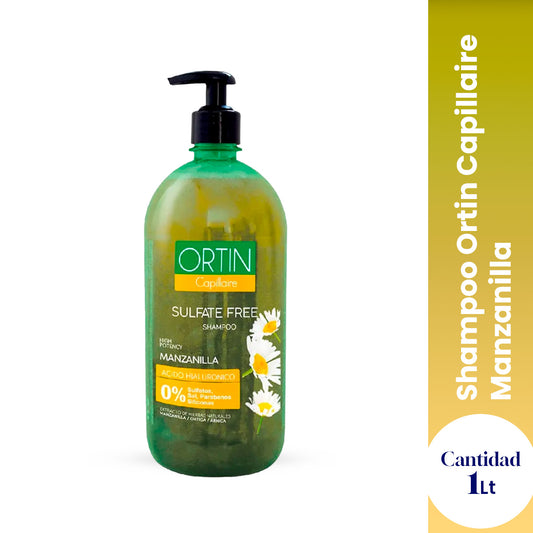 Shampoo Ortin alta potencia en Manzanilla - La cooper 1lt