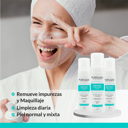 PORTUGAL ESPUMA LIMPIADORA FACIAL 175 ML