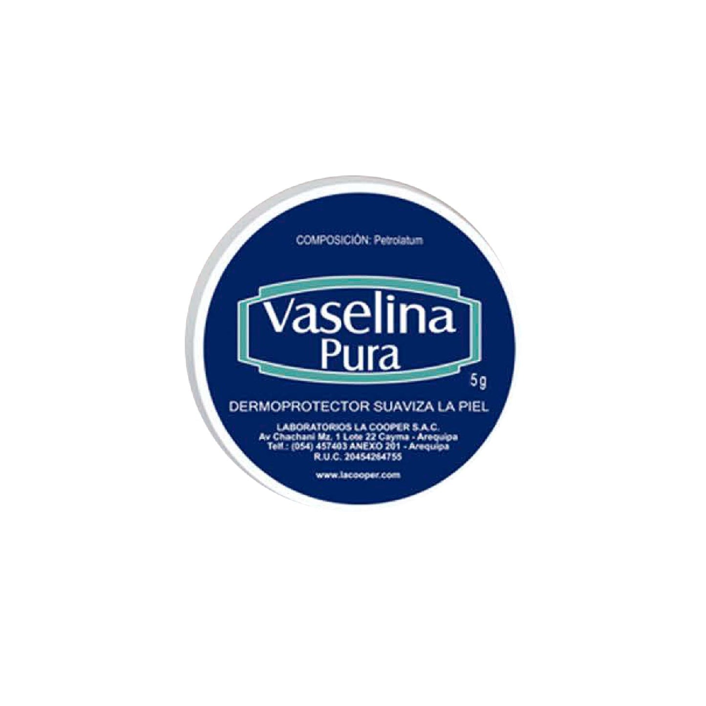 La Cooper – Vaselina Pura – 5g x 12und