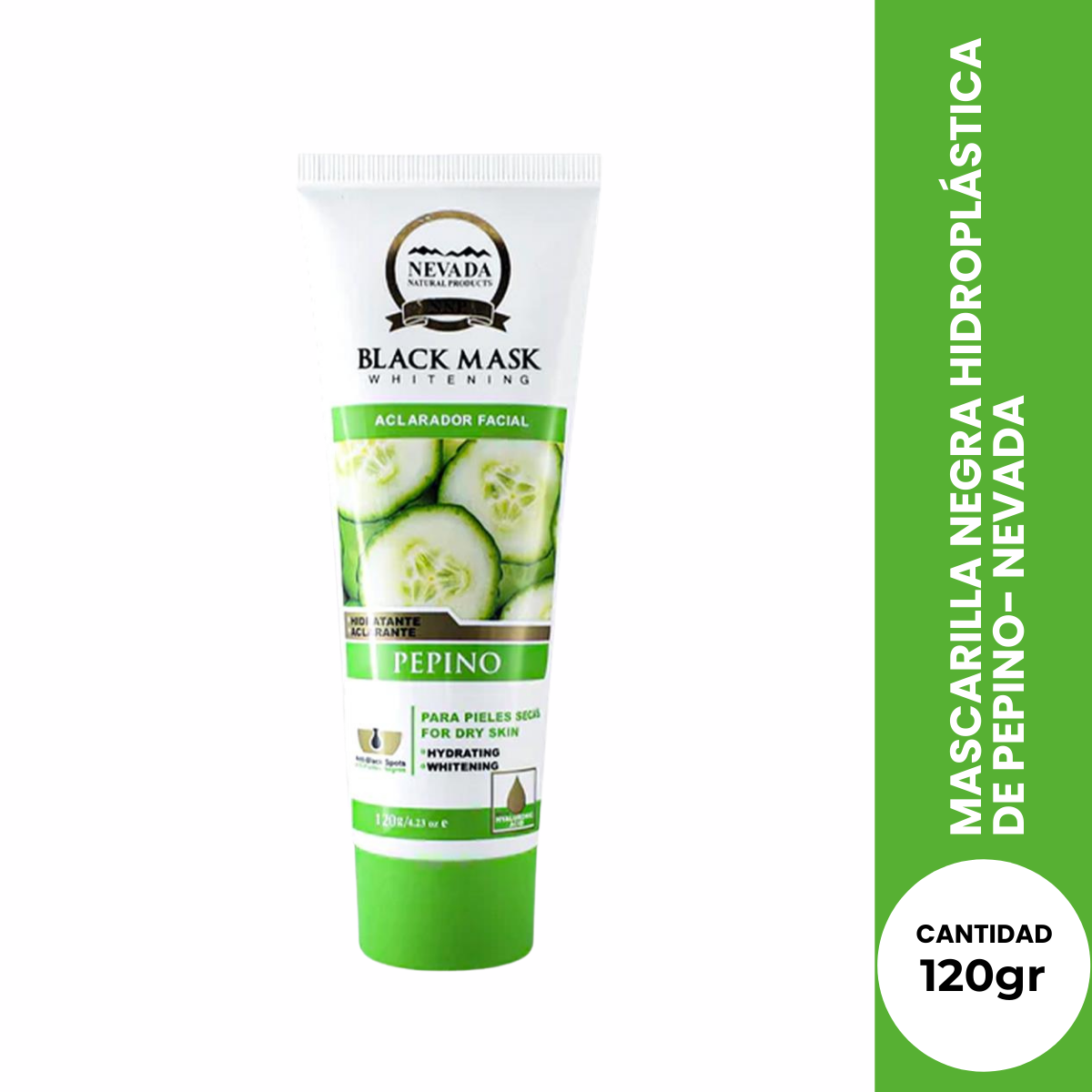 NNP F. MASCARA FAC. NEGRA PEPINO 120GR