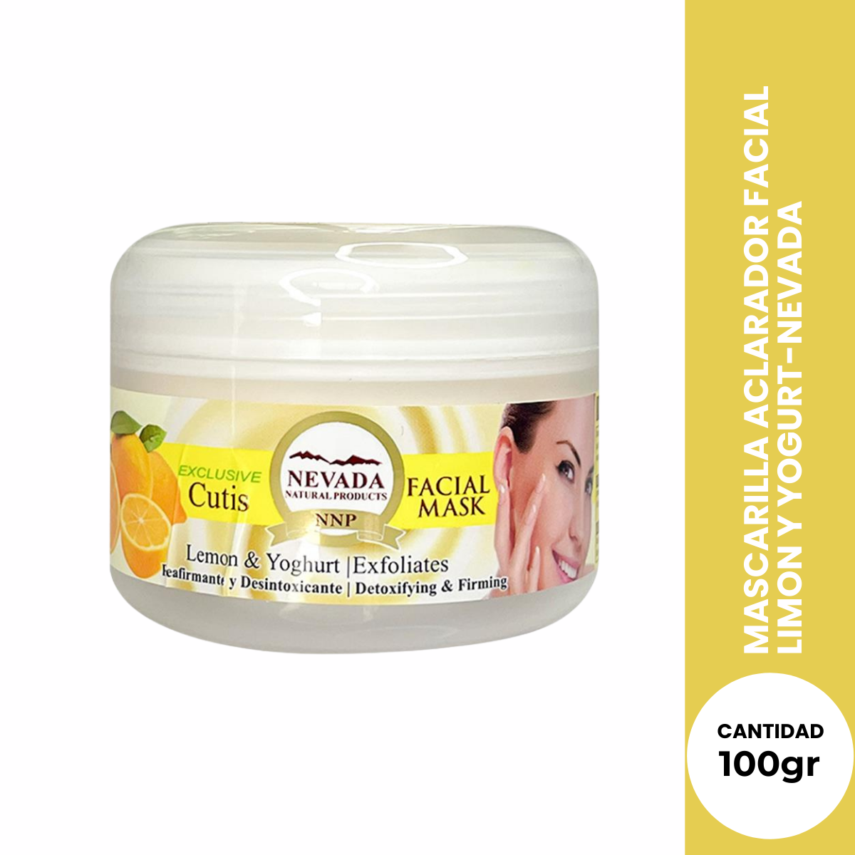 NNP F. MASCARA FAC. YOGURT LIMON 100 GR