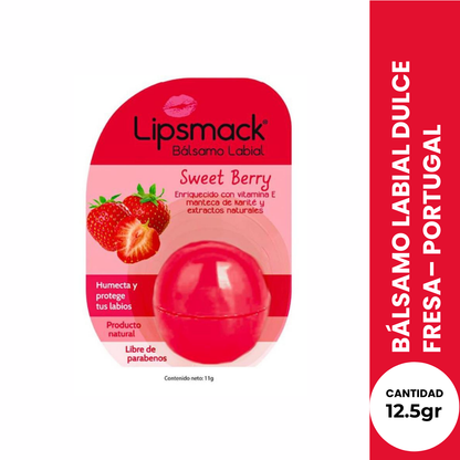PORTUGAL LIPSMACK SWEET BERRY 12.5 GR
