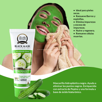 NNP F. MASCARA FAC. NEGRA PEPINO 120GR