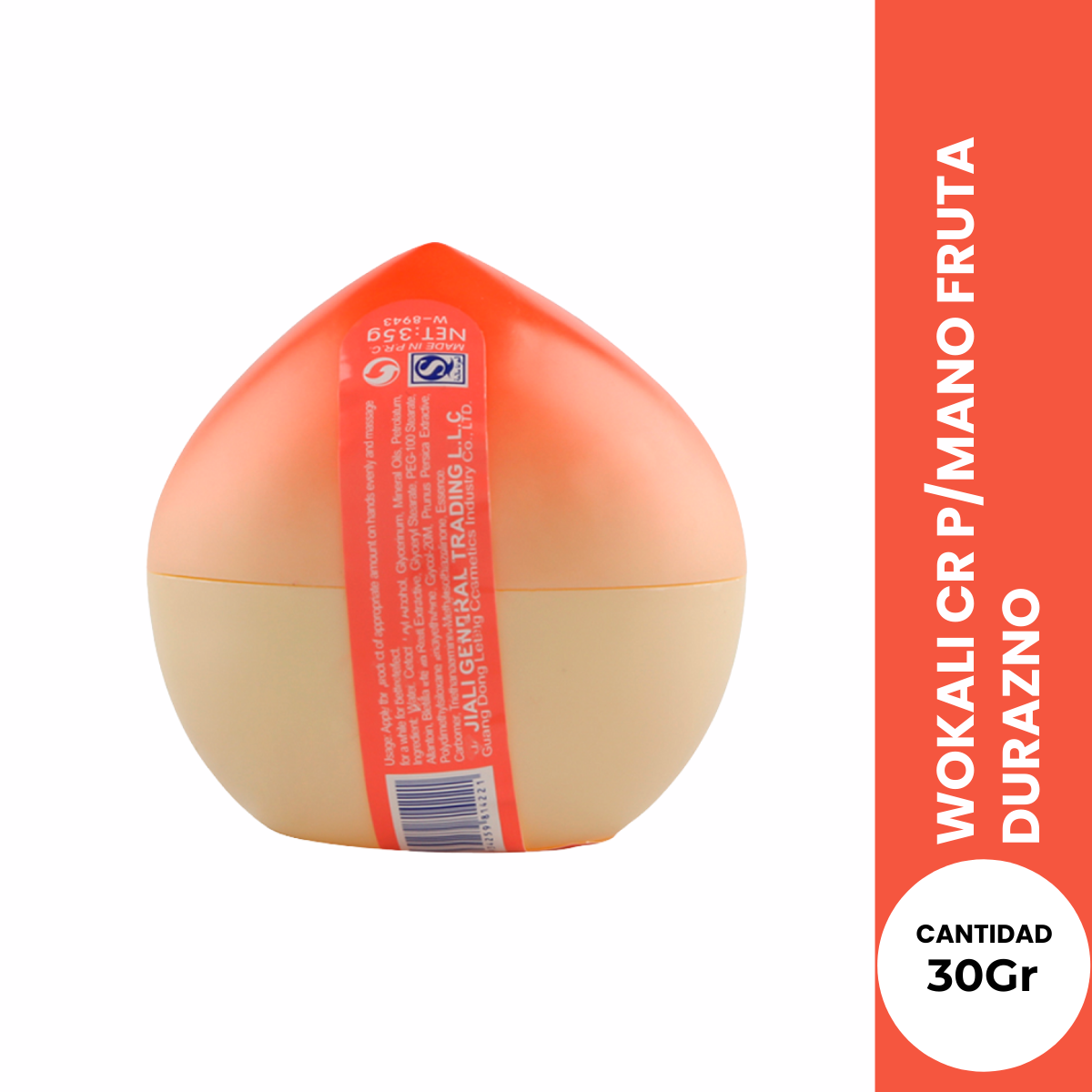 FRUIT OF THE WOKALI – CUIDADO DE MANOS – CREMA DE MANO DE FRUTAS – 30gr