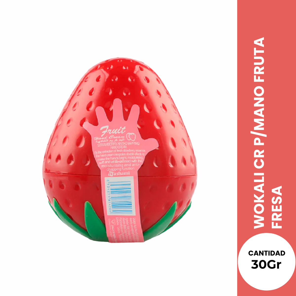FRUIT OF THE WOKALI – CUIDADO DE MANOS – CREMA DE MANO DE FRUTAS – 30gr