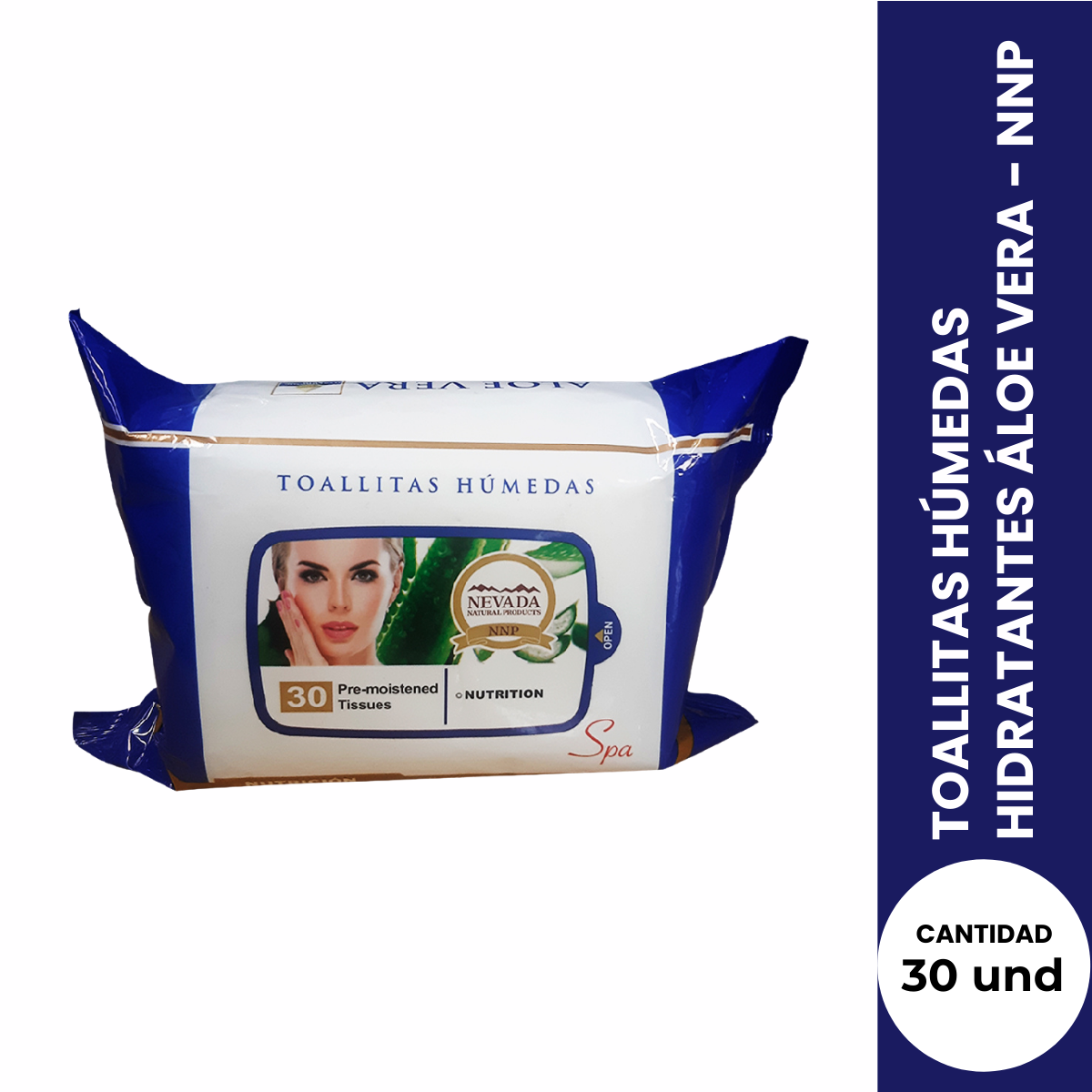NNP F. WIPES FACIAL ALOE VERA 30 PZA