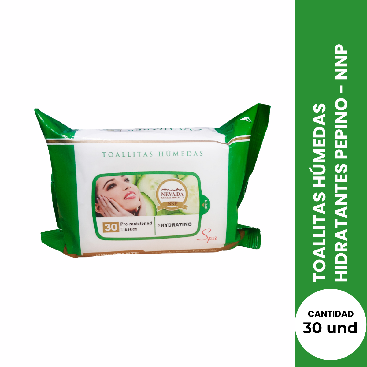 NNP F. WIPES FACIAL PEPINO 30 PZA