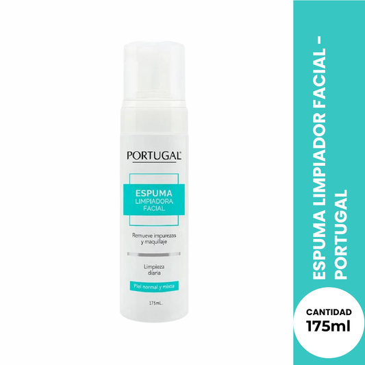 PORTUGAL ESPUMA LIMPIADORA FACIAL 175 ML