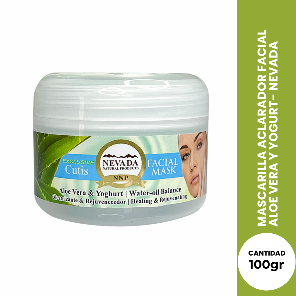 NNP F. MASCARA FAC. YOGURT ALOE 100 GR