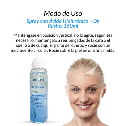 Dr. Rashel Spray de Hidratación Instantánea con Ácido Hialurónico – 160ml