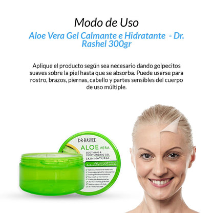 Aloe Vera Gel Calmante e Hidratante 300gr – Dr. Rashel