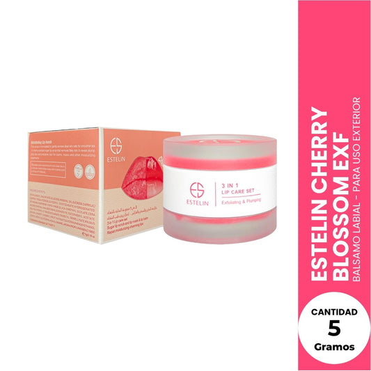 ESTELIN CUIDADO LABIAL 3 EN 1 EXFOLIANTE DE CEREZA 5GR