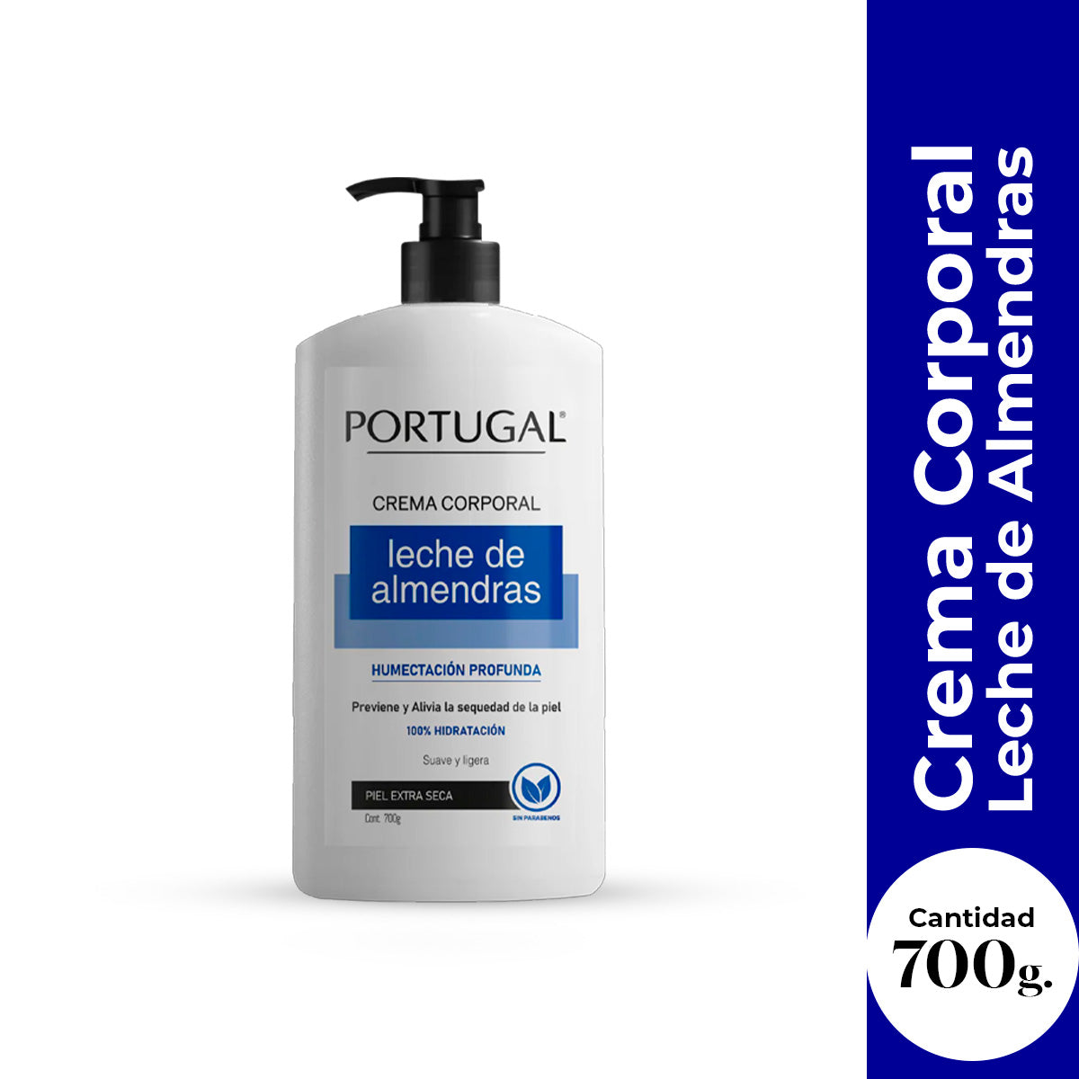 Crema Corporal de Almendras 700g – Hidratación Profunda y Piel Suave Todo el Día