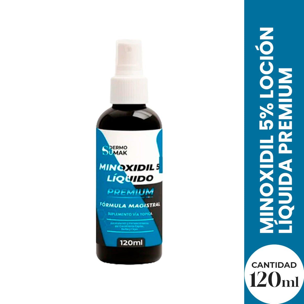 LOCION MINOXIDIL PREMIUN 5% LIQUIDO 120ML - DERMO SUMAK