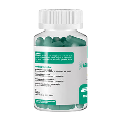 ASHWAGANDHA PLUS 100 CAPSULAS DERMO SUMAK
